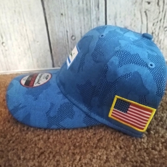 Sea Island RSM Classic PGA Military Appreciation Blue Camo Snap Back - Picture 2 of 4